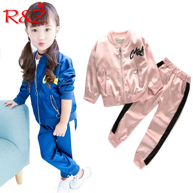 R &amp z2019 осень и зима Новый Модный женский костюм куртка + брюки 2 шт./компл.