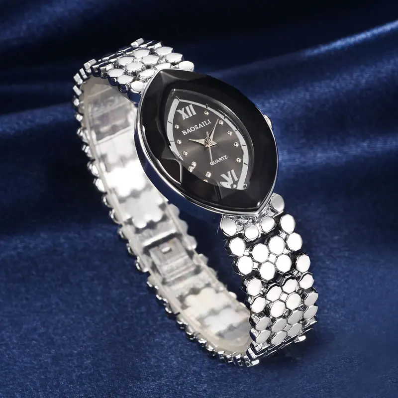 Бренд BAOSAILI золотые женские наручные часы в форме глаза Montre Femme | Наручные