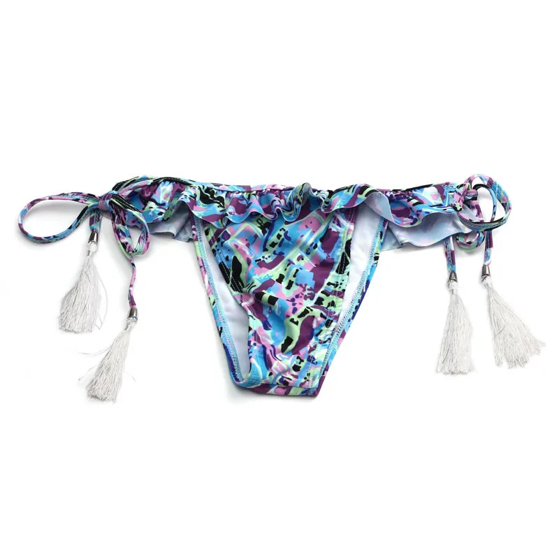 Женский комплект бикини сексуальный бюстгальтер с жемчужинами купальник пуш ап