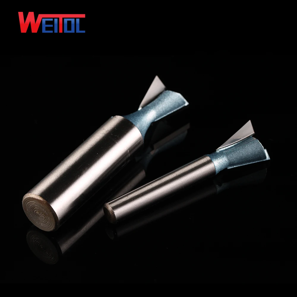 Weitol 1 шт. 1/2 или 1/4 дюйма фреза из карбида вольфрама с ласточкиным хвостом