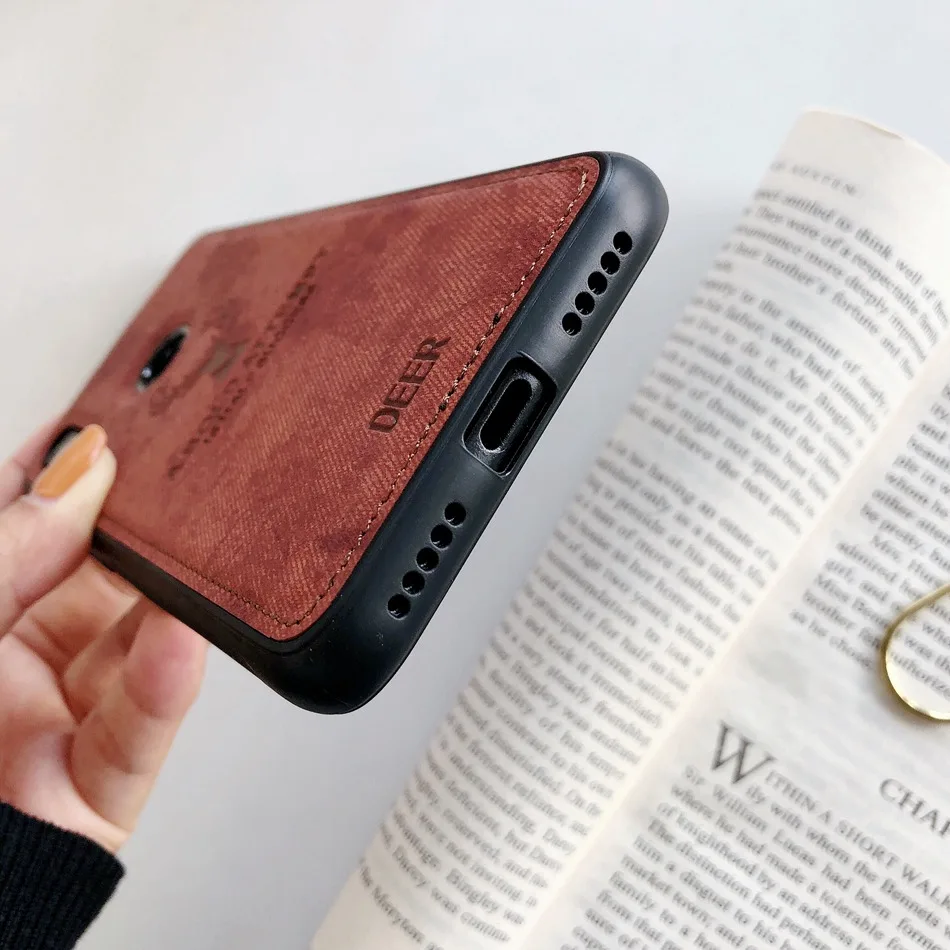 Для Xiaomi Redmi 7 6A 6 Pro/A2 Lite модный тканевый Текстурированный чехол с рисунком лося для