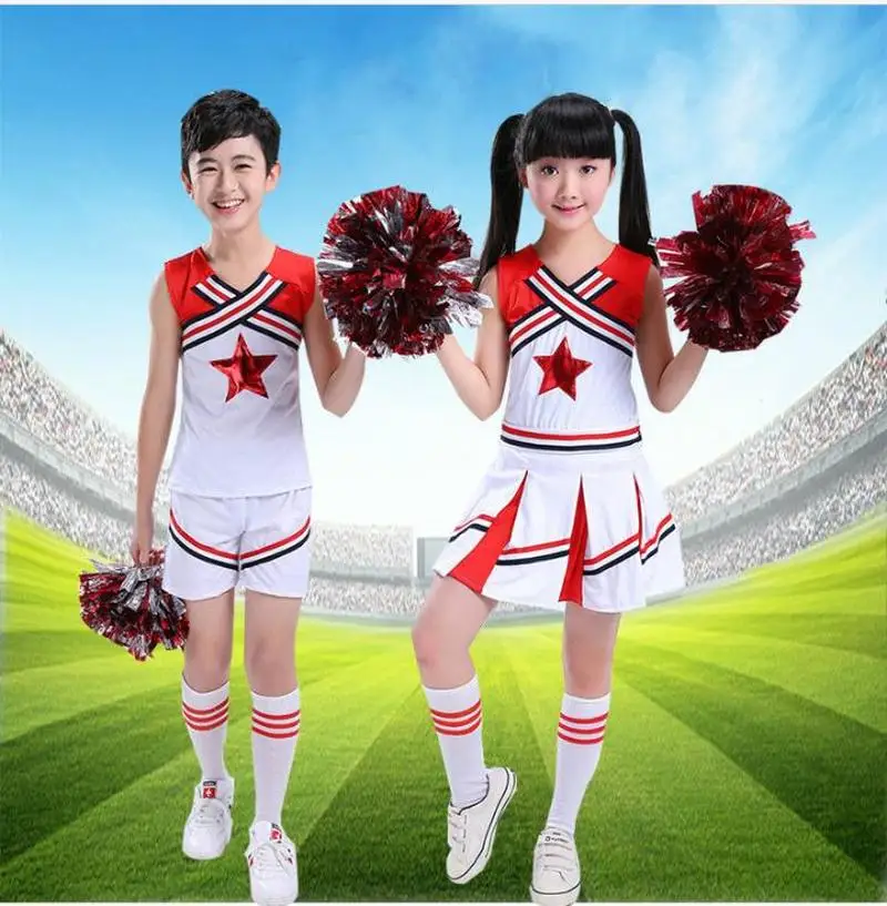 2019 Children Lala Performance Clothing Dance Uniforms Aerobics Skirt School Students Baby Cheerleading Stage Kids Costumes Set | Детская
