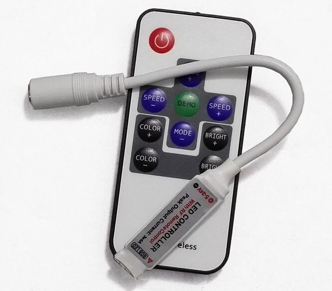 Мини гамма пульт дистанционного управления диммер DC 12 В 16 ключей мини