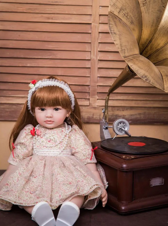 Высококачественные силиконовые виниловые куклы Reborn Baby 60 см Bebes reborn menina bonecas с