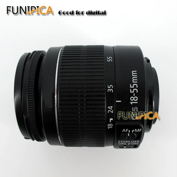Оригинальный объектив для Canon EF S 18 55 мм 1:3. 5 6 IS II ii зум есть стабилизатор