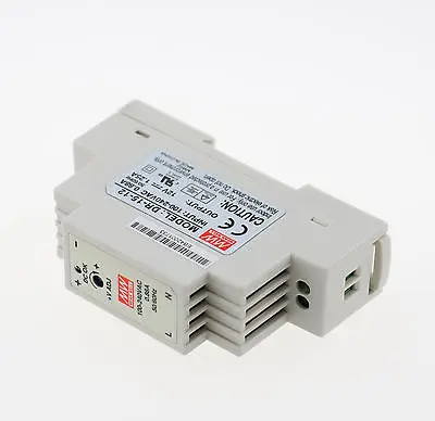 Meanwell МВТ DR-15-12 ПЕРЕМЕННОГО ТОКА в ПОСТОЯННЫЙ Источник Питания Закрытый LED Выход 12