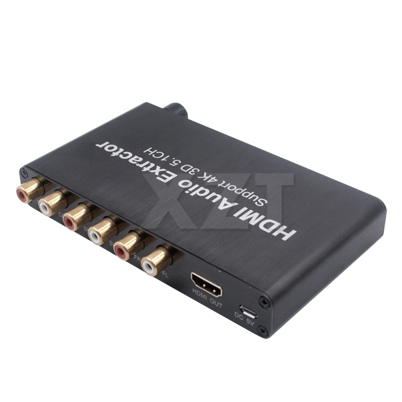 PZ 1 шт. HDMI аудио экстрактор декодирование коаксиальный поддержка 4K 3D 5.1CH RCA AC3/DST 5