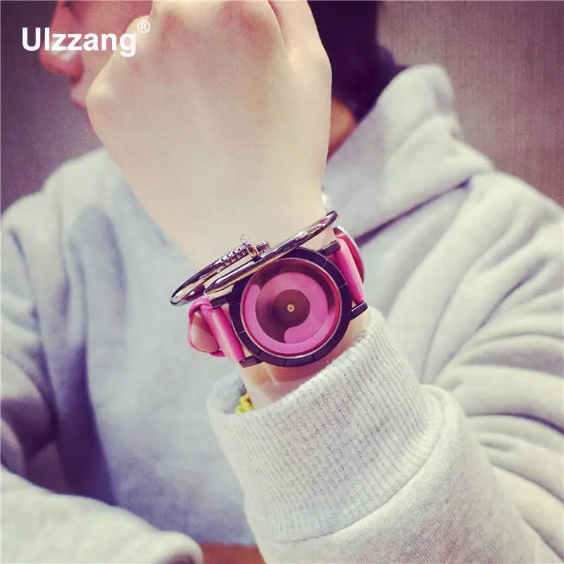 Модные Черные Стильные футуристические женские и мужские кварцевые наручные