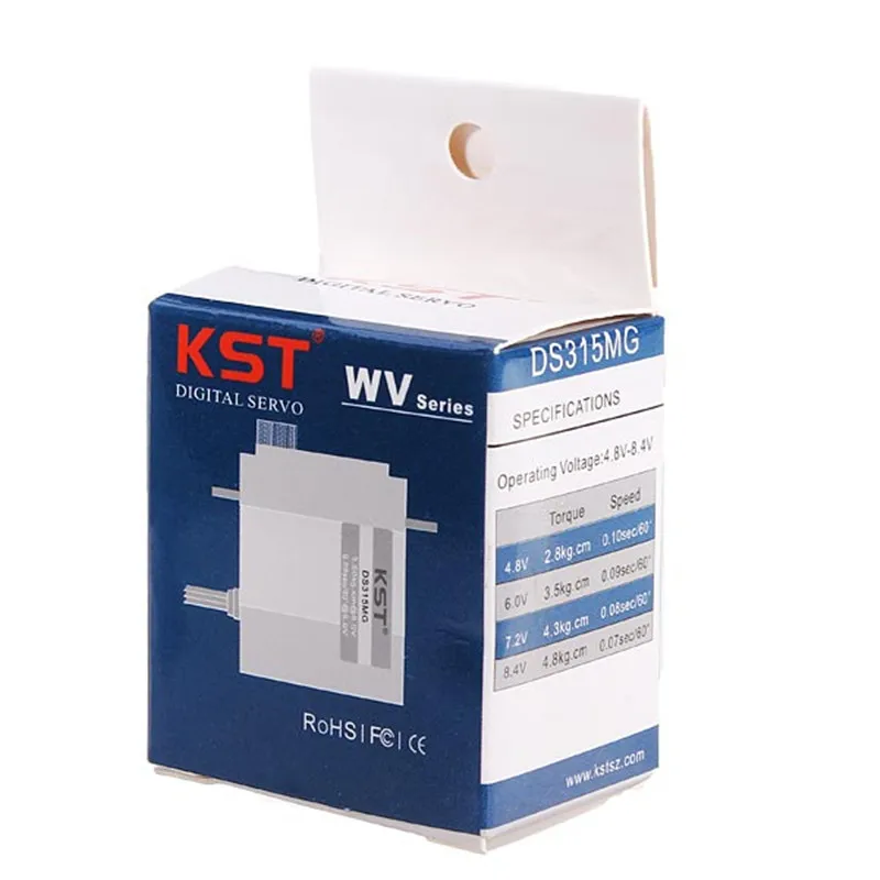 3 шт. KST DS315MG металл цифровой наклонного сервопривода для 450 Радиоуправляемый