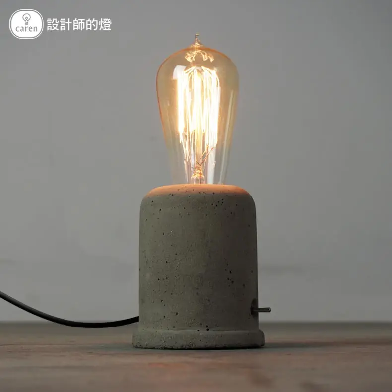 Простой американский Лофт винтажный промышленный бетонный Настольный