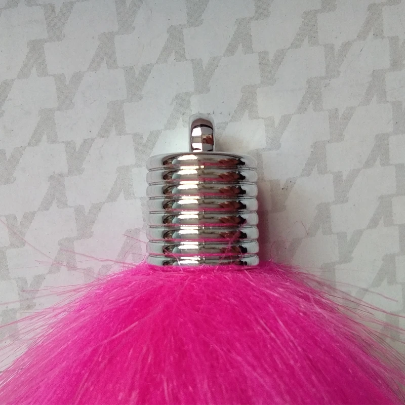 12 шт./лот Красочный милый помпон из искусственного меха енота в форме капли воды