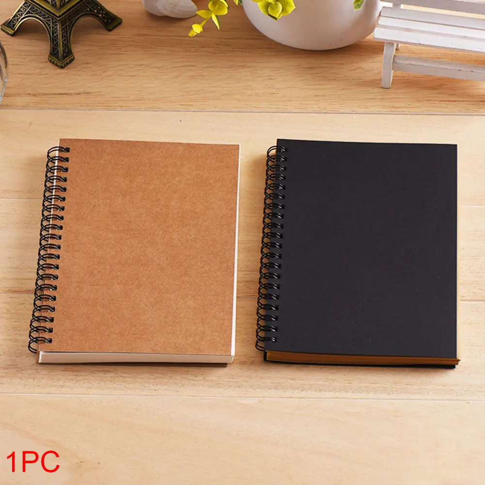 Винтажный рисунок катушки Переплет Журнал глаз Защита Альбом для зарисовок