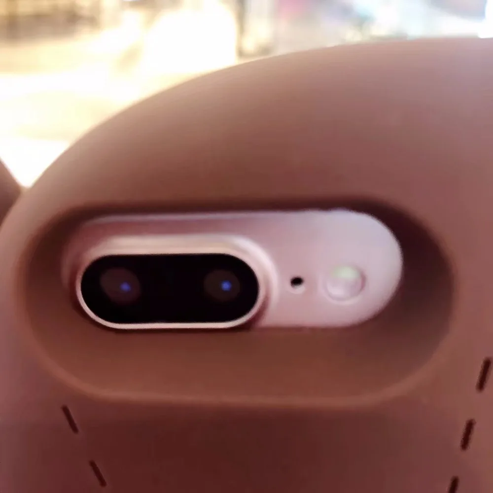 Модный 3D чехол накладка с милым мультяшным медведем силиконовый для Apple iPhone 6S Plus