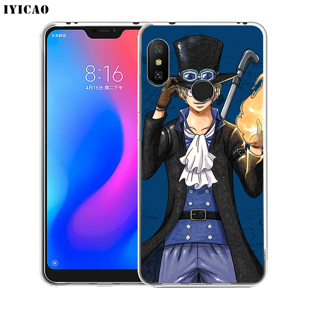 IYICAO One pice Sabo и ace Мягкий силиконовый чехол для телефона Xiaomi Redmi 4A 5A 6A Note 7 6 5 Pro Plus 4X Prime