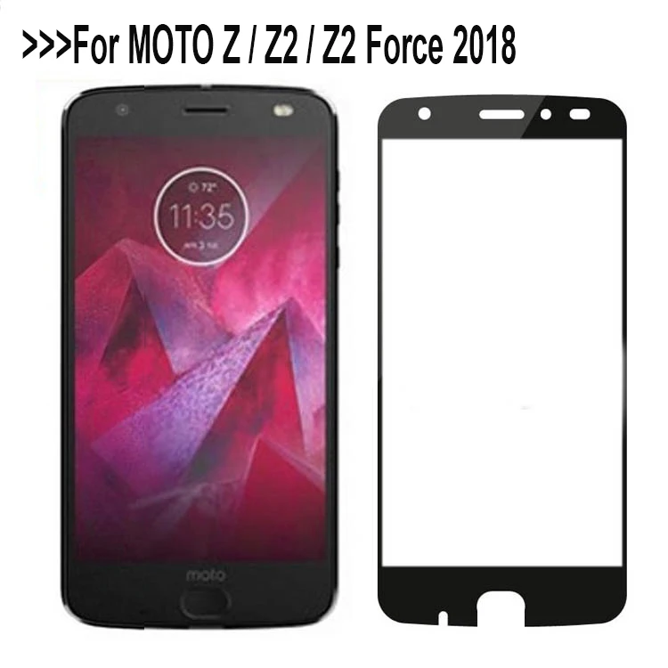 3D закаленное Стекло для Motorola Z Z2 силы 2018 полный охват Экран протектор Защитная