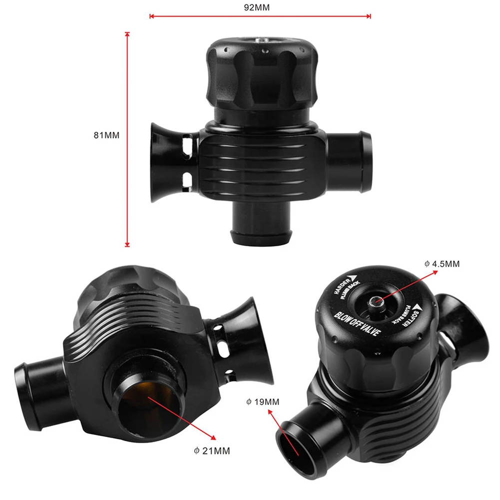 Турбо дивертер Dump Прямая замена выдувного клапана автомобиля Универсальные