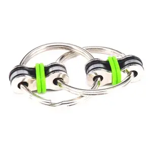 Металлическая игрушка-головоломка для аутизма, ручной Спиннер с цепочкой, игрушка-антистресс, СДВГ, топ-головоломка