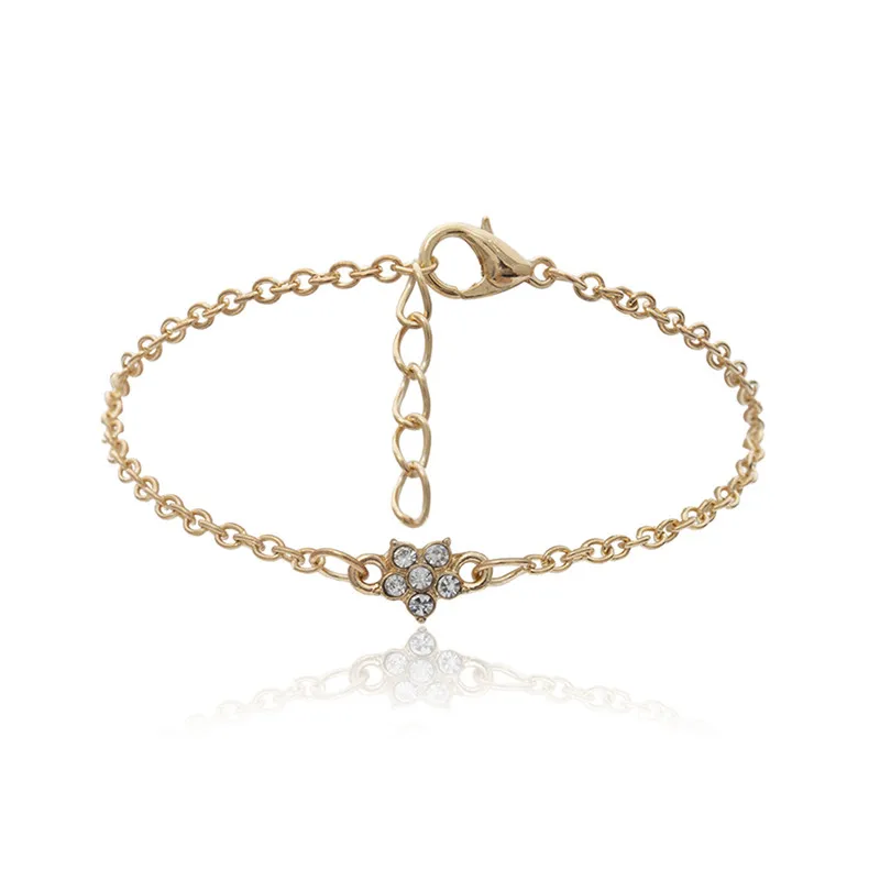 Женский многослойный браслет с жемчужинами и фианитами | Украшения аксессуары