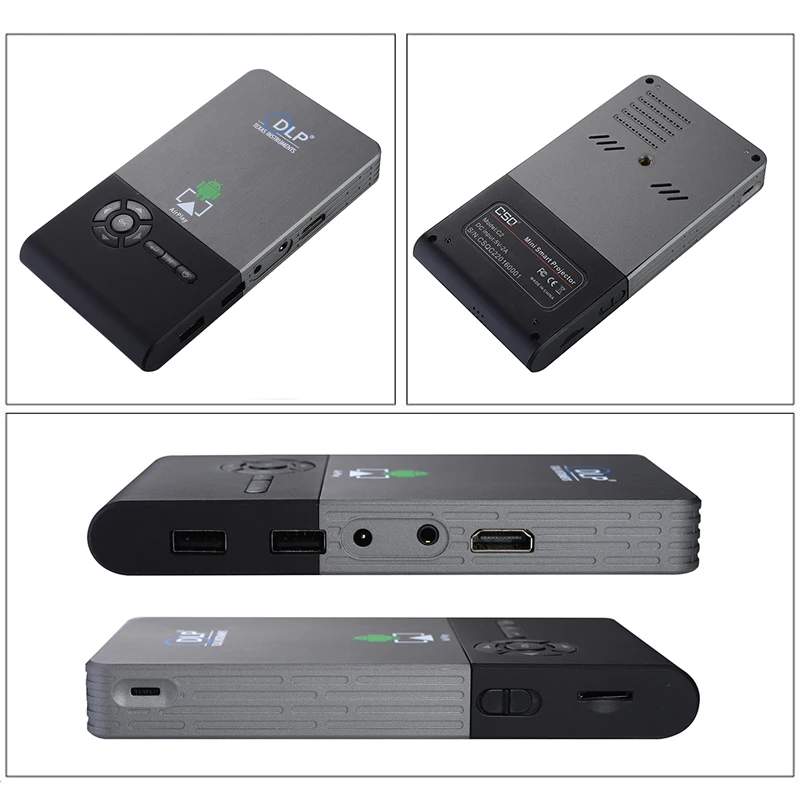 Everyone Gain A16 Mini Projetor HD Videoprojecteur Wifi Светодиодный источник питания проектор Android Smart