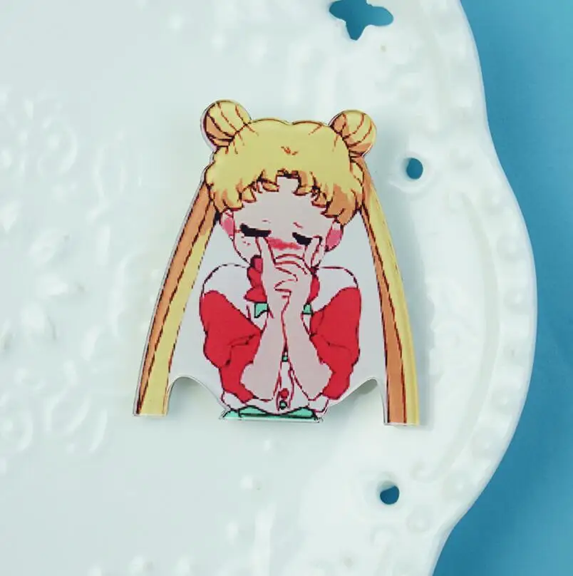 1 PC Hot Sale Cartoon Ice Cream Brooches Badges Acrylic Badge Decoration Pin On Backpack Clothing Decorative Naruto | Украшения и