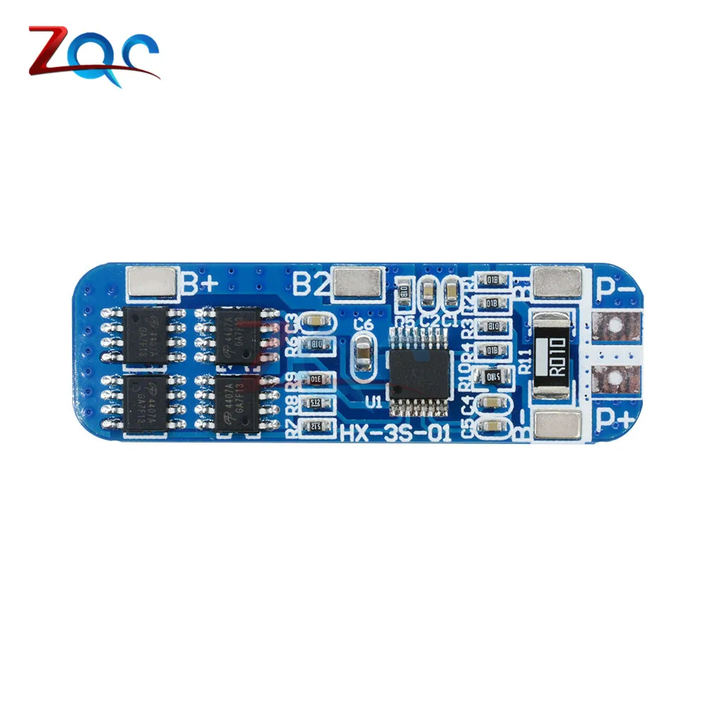 3S 12V 18650 10A BMS зарядное устройство литий-ионная литиевая батарея Защитная плата 10 8 V