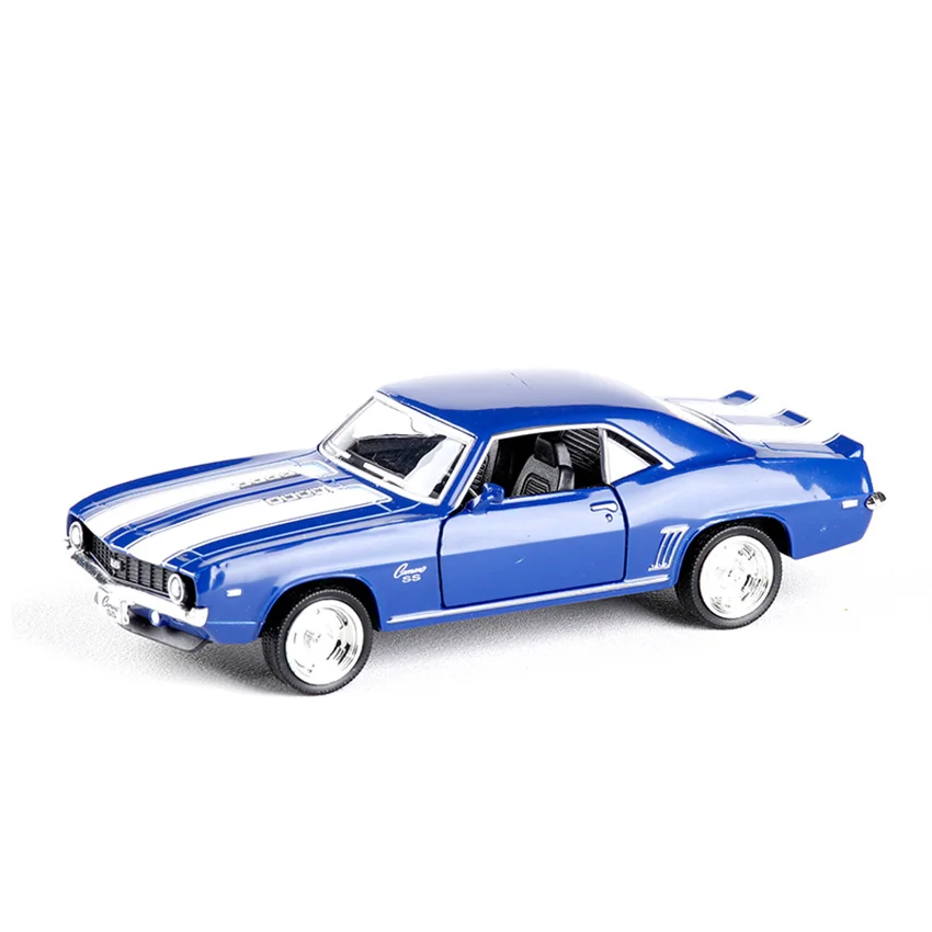 1:36 R city 1969 SS Chevrolet Komaro винтажный автомобиль ретро велосипед игрушечные автомобили
