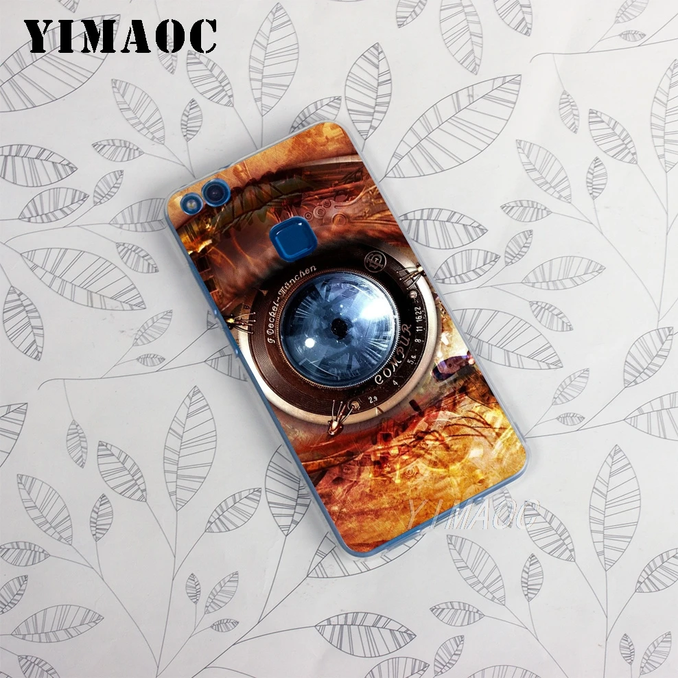 YIMAOC Eye Wood Art Soft Case for Huawei Honor 10 9 8X 8C 8 7C 7X 7A Pro 6A Lite Note Nova 3i 3 2i Y6 Y7 Y9 Prime 2018 |