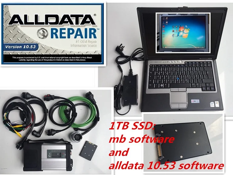 Авто Ремонт программного обеспечения 10 53 и mb star c5 2021 06 в 1TB внутренний HDD работать с