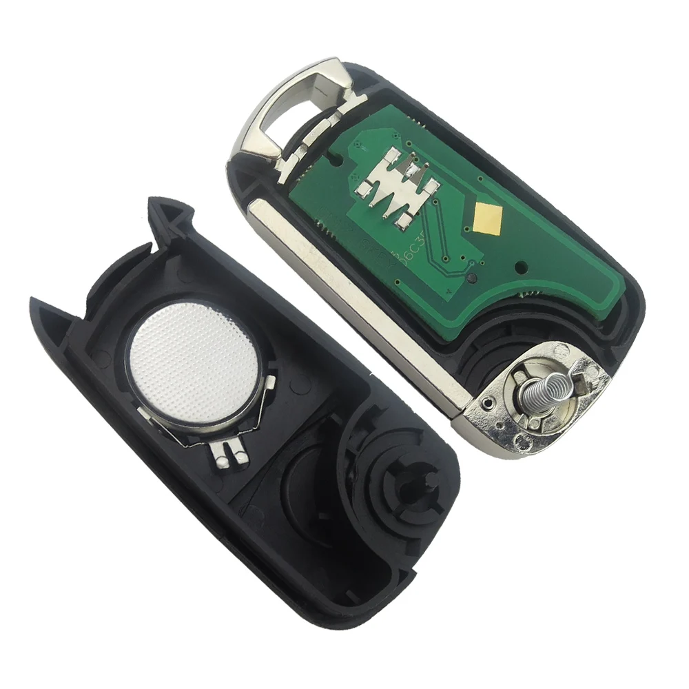 OkeyTech дистанционный флип ключ Fob 2 кнопки 433 МГц PCF7941 PCF7946 для Vauxhall Opel Автомобильный
