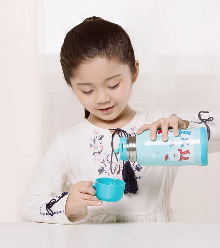 XIAOMI MIJIA Viomi детская вакуумная изолирующая крышка 12 h изоляция из нержавеющей стали 590 мл мультфильм подарок путешествия портативный