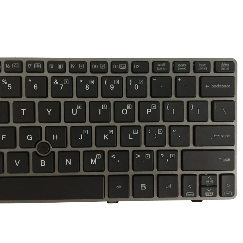 Новая Клавиатура ноутбука США для HP Elitebook 2560 2560P 2570 2570P английская клавиатура с