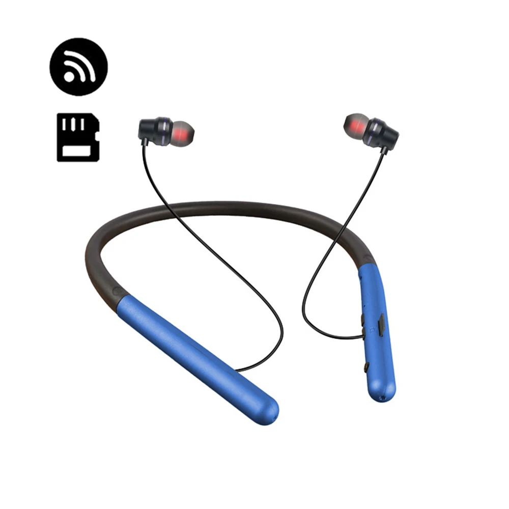 Bluetooth наушники ARIKASEN с воротником гарнитура спортивные беспроводные вкладыши
