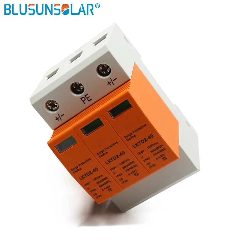 1pec 3P DC1000V устройство защиты от перенапряжений/DC стабилизаторы напряжения для защиты солнечной системы