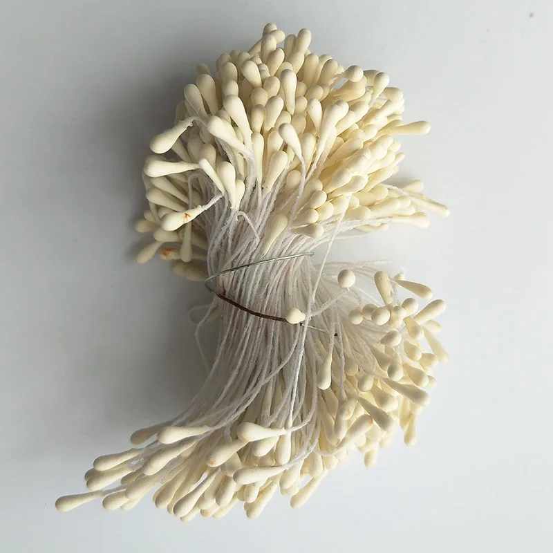 360 PCS Artificial Flower Double Heads Stamen Pearlized For Craft Cards Cakes Decoration Floral DIY Wreath Accessories | Дом и сад