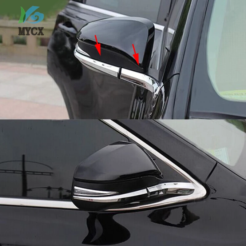 Аксессуары 4 подходит для ПК TOYOTA HIGHLANDER 2014 2015 KLUGER хромированная крышка бокового
