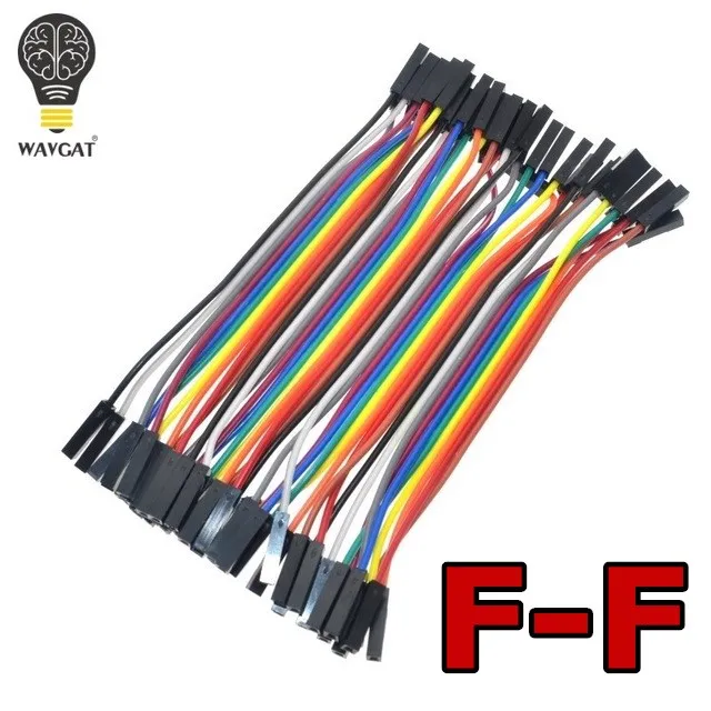F-F 10CM Dupont line 120 шт. 10 см мужской+ мужской женский и Женский Соединительный провод Dupont кабель для Arduino - Цвет: F-F 10CM