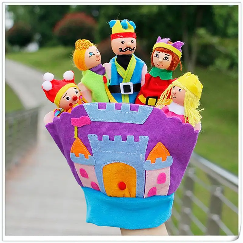 NEW Fairy Kingdom Educational Puppets Finger Puppet Hand Glove Kids Learning Education Toys