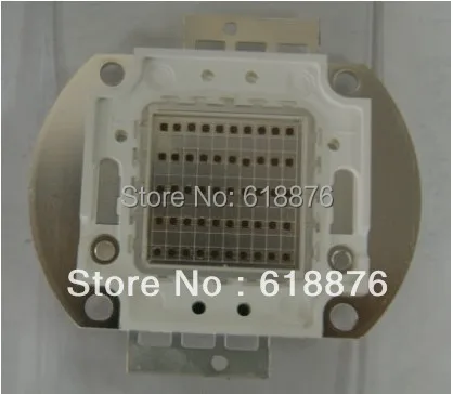 Бесплатная доставка (1 шт./лот) 660 нм светодиодный чип 50 Вт 100 для выращивания