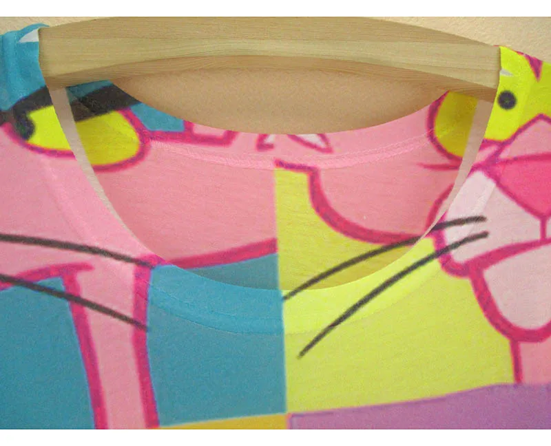 Лидер продаж 2015 футболки для женщин с мультяшным рисунком летняя футболка Новое