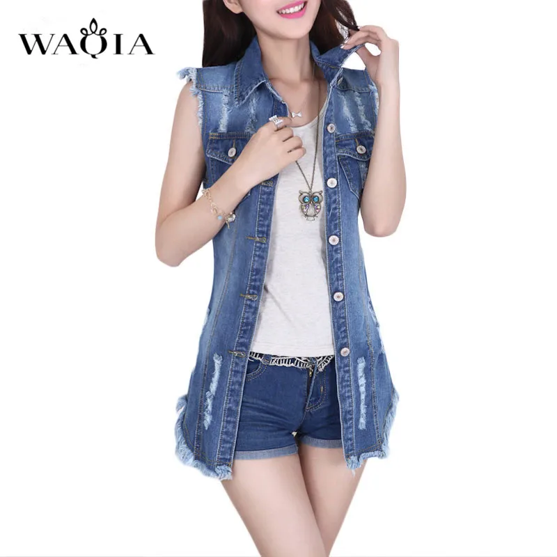 Весенняя новинка хит продаж стрейчевый джинсовый жилет базовые куртки