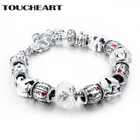 toucheart white heart stainless steel braceletbangles charm for women luxury bracelet silver jewelry making bracelets sbr150022