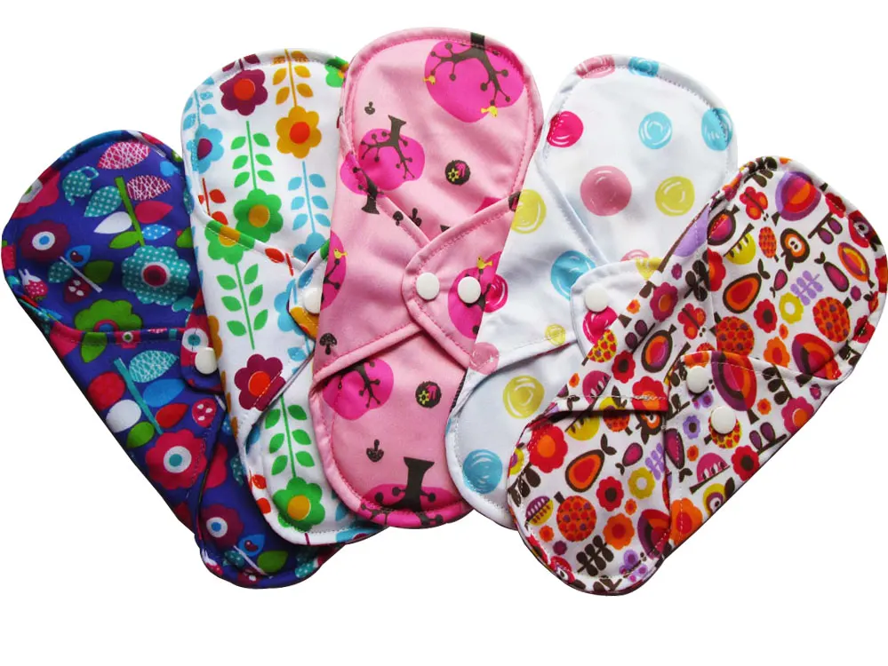 Прокладки для мам 5 шт. в партии бамбуковые угольные гигиенические прокладки