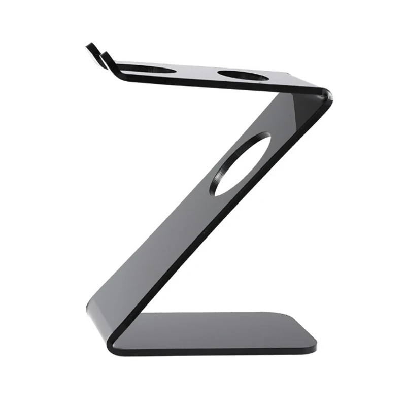 

Z type Black Arcylic Stand For Shaving Brush Holder Barber Tool black Salon Shaving Tool High Quality