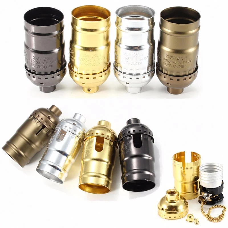 LightInBox лучшее продвижение E27 ретро винтажная алюминиевая молния стиль лампы свет