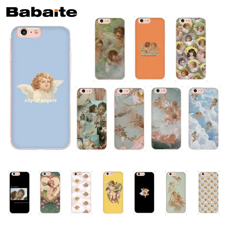

Renaissance angels Phone Case For iphone 12 11 Pro 11Pro Max 8 7 6 6S Plus X XS MAX 5 5S SE XR 12mini