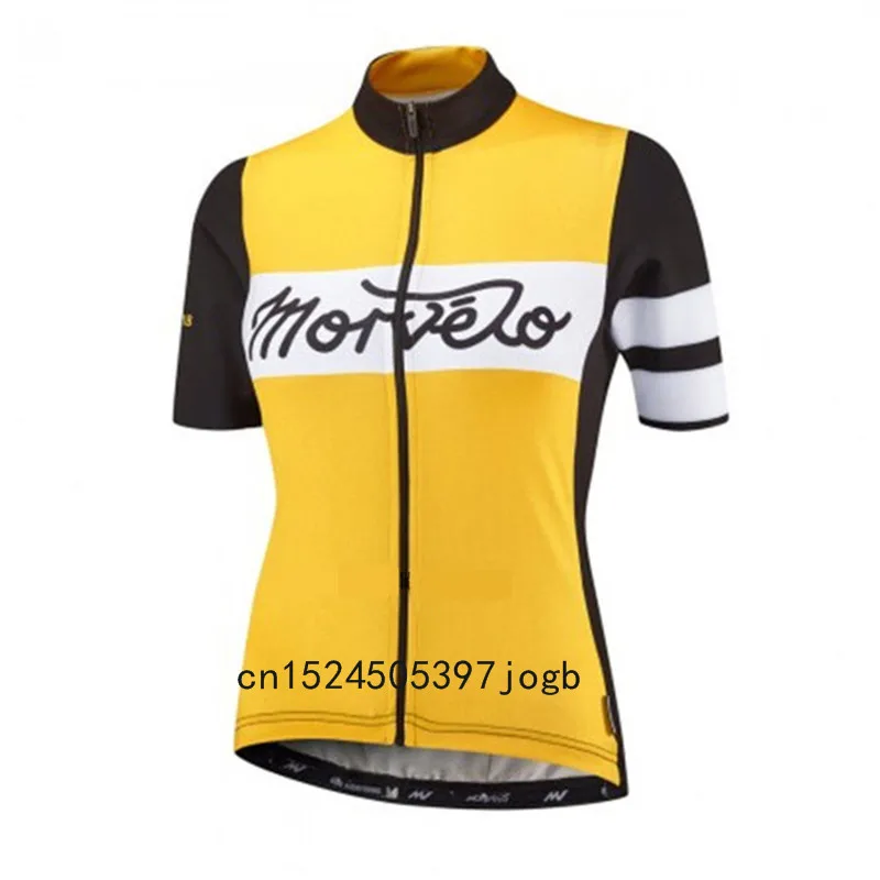 Morvelo 2019 для женщин Велоспорт Джерси рубашка велосипед дышащий велосипедная форма