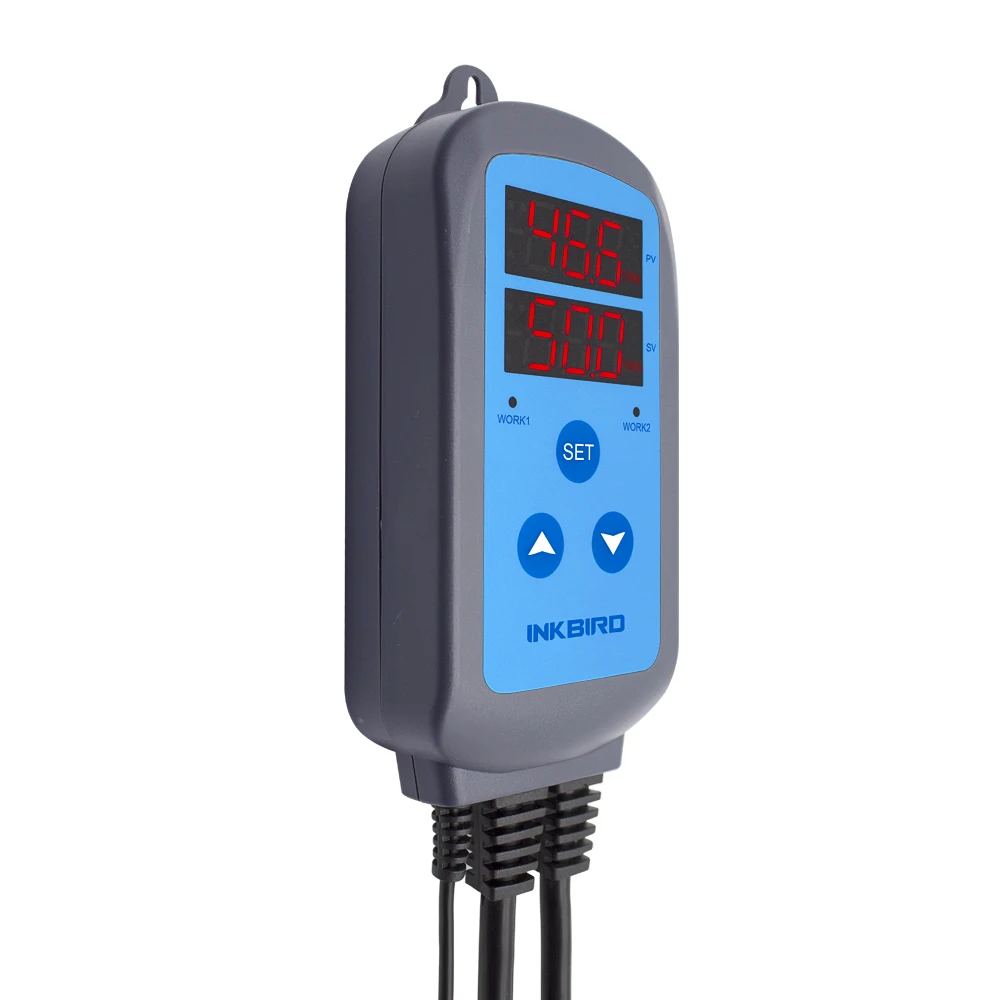 Inkbird IHC-200 Plug and Play контроллер влажности цифровой гигрометр внутренний электронный измеритель влажности часы метеостанция