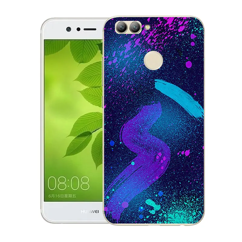 Чехол для Huawei Nova 2 Ультратонкий Мягкий Силиконовый ТПУ чехол с кокосовым принтом