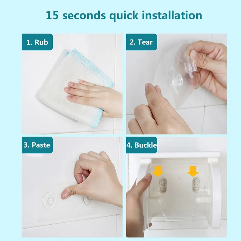 Прочный Настенный Держатель для ванной комнаты рулон бумажных салфеток