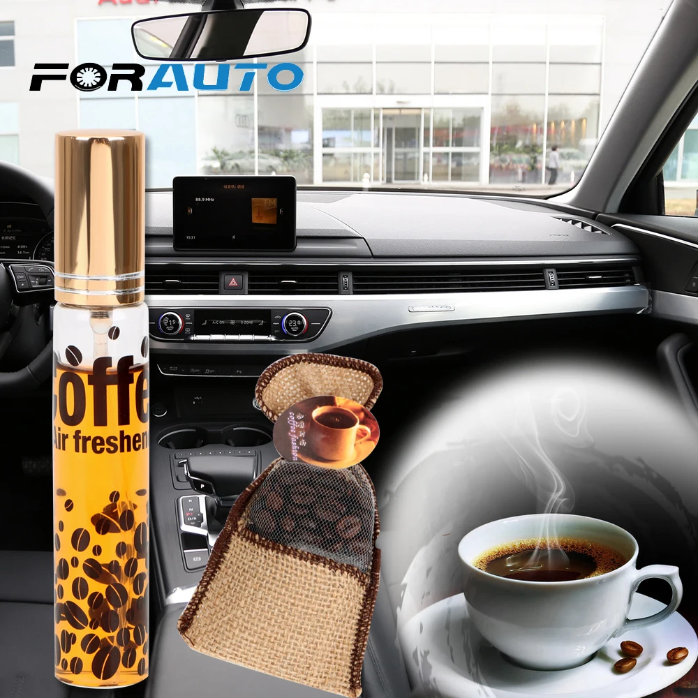 Forauto 2 шт./компл. автомобиль духи Кофе фасоли орнамент аксессуары для интерьера автомобиля-Стайлинг Кофе освежитель воздуха